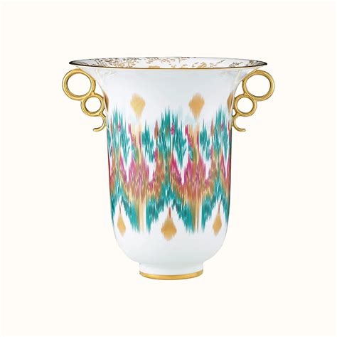 Voyage en Ikat vase, large model 